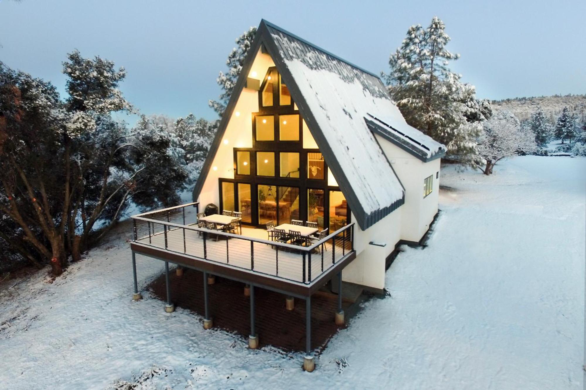 High End A-Frame - Hot Tub - Awesome Views - Yosemite - Electric Vehicle Friendly - Sleeps 10 Oakhurst Exterior foto